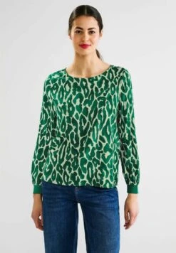 STREET ONE MIT LEO PRINT - Bluse - Grün -Anna Field Verkäufe 003dcb07d0f0449cb73af67344bcdf19 1