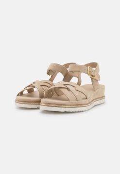 Anna Field LEATHER - Keilsandalette - Beige -Anna Field Verkäufe 8297b92a5b25491a8d627a8800e3ab2b