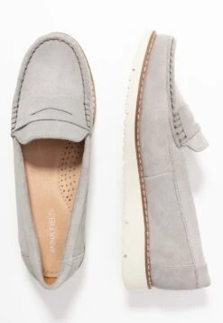 Anna Field COMFORT LEATHER - Slipper - Grey -Anna Field Verkäufe 91c037ae0fd845eb95c65013e2cb4387