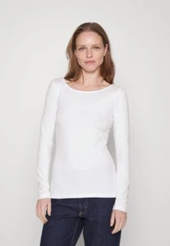 Anna Field 2 PACK - Langarmshirt - White/green -Anna Field Verkäufe c1921cb821434906a8deea7b799d682f