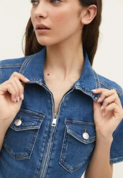 Stradivarius Jumpsuit - Dark Blue Denim -Anna Field Verkäufe c766608362e147428f4a4f54bf5ac3bc