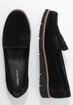Anna Field COMFORT LEATHER - Slipper - Black -Anna Field Verkäufe cfa07cd963784bf69b43bc908cbd5eb6