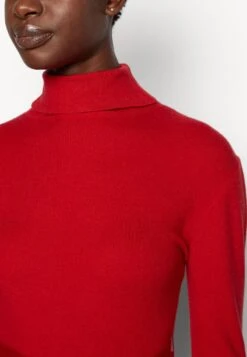 Anna Field ROLLKRAGEN RIPP MINI STRICKKLEID MIT GÜRTEL - Strickkleid - Red -Anna Field Verkäufe e229e9715e964e678ca460f88b8a65a3