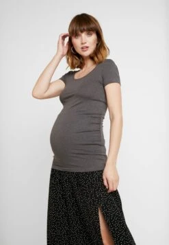 2 PACK - T-Shirt Basic - Dark Gray/black -Anna Field Verkäufe ef9773ecc6074f73a958b52d3b7df616