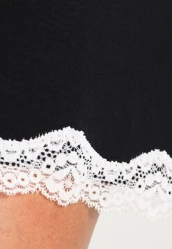 Anna Field HEIDI LONG SLEEVES VISCOSE NIGHTDRESS - Nachthemd - Black -Anna Field Verkäufe f833b7133ba747e99510b29e29947484